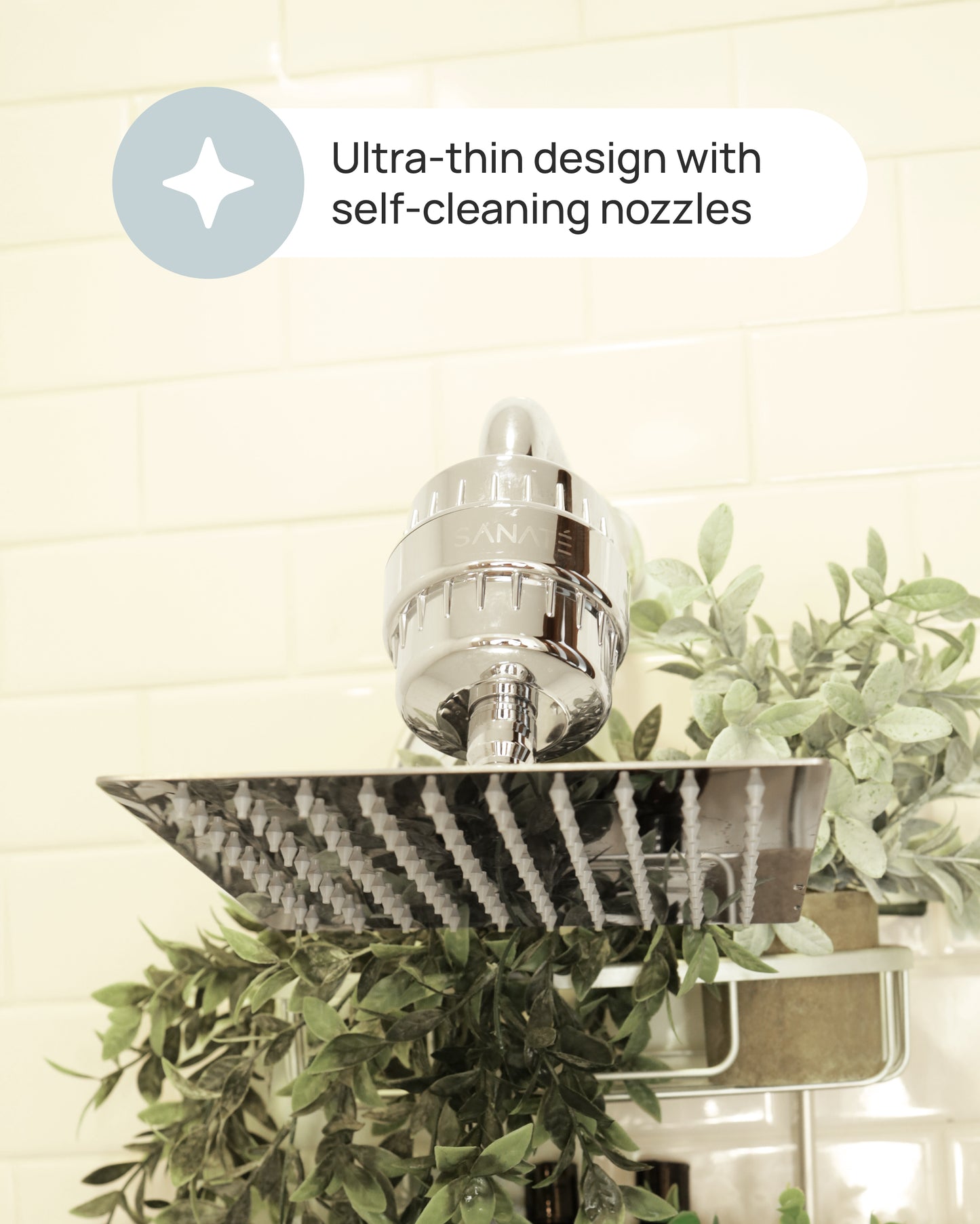 "The Square" Shower Head